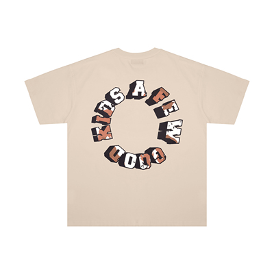 AFGK Doncare A Few Good Kids Desert Camo Logo Streetwear T-Shirt Beige