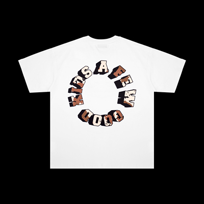 AFGK Doncare A Few Good Kids Crisp White Streetwear Desert Camo Logo Graphic T-Shirt