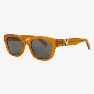 MEDM Mr Enjoy Da Money Streetwear Fashion Sunglasses Acetate Brown Frame Grey Lenses