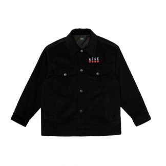 AFGK A few Good Kids Doncare Streetwear Black Cord Chore Jacket