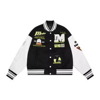 medmanni-black-primary MEDM Anniversary Varsity Jacket