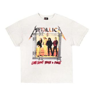 Vintage Metallica 90s Metal Streetwear T-Shirt Binge and Purge Tour
