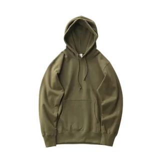 blank essentials hoodie - army green