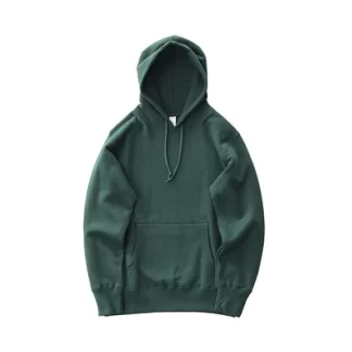 blank essentials hoodie - forest green