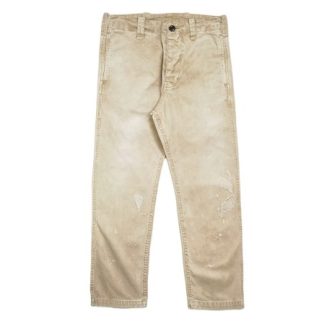 Son Of Loong Distressed Pants - Sand