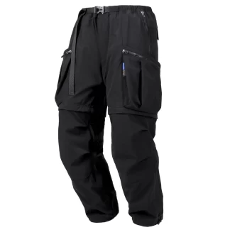 reindee lusion 2 in 1 detachable pants / shorts - black