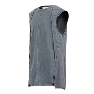 reindee lusion structured sleeveless t-shirt - gray