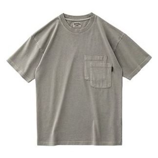 Goat Head Essentials Double Pocket Washed T-Shirt - Light Gray