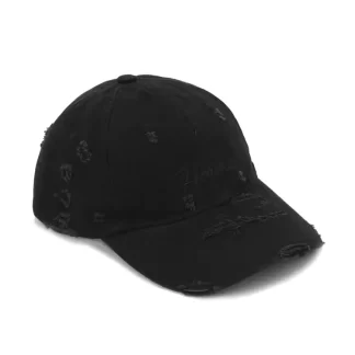 Hermit Create Distressed Black Cap