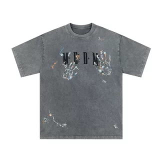 MEDM Handprints T-Shirt - Light Gray