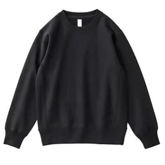Blank Essentials Black Sweater Sweatshirt Crewneck soft high quality for screenprinting