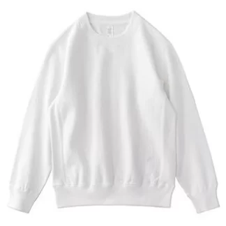 Blank Essentials White Streetwear Sweater Crewneck Sweatshirt